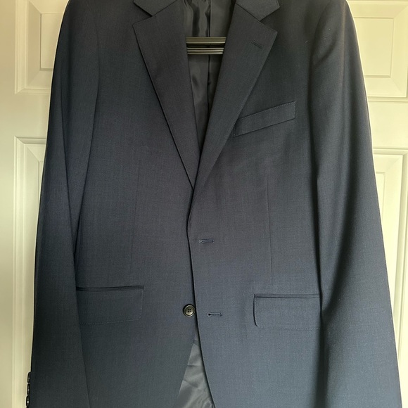 Bonobos jetsetter stretch wool blazer in light navy, 38R, slim fit - Picture 6 of 9